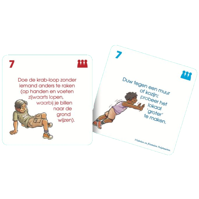 Wiebelen en friemelen hulpkaarten